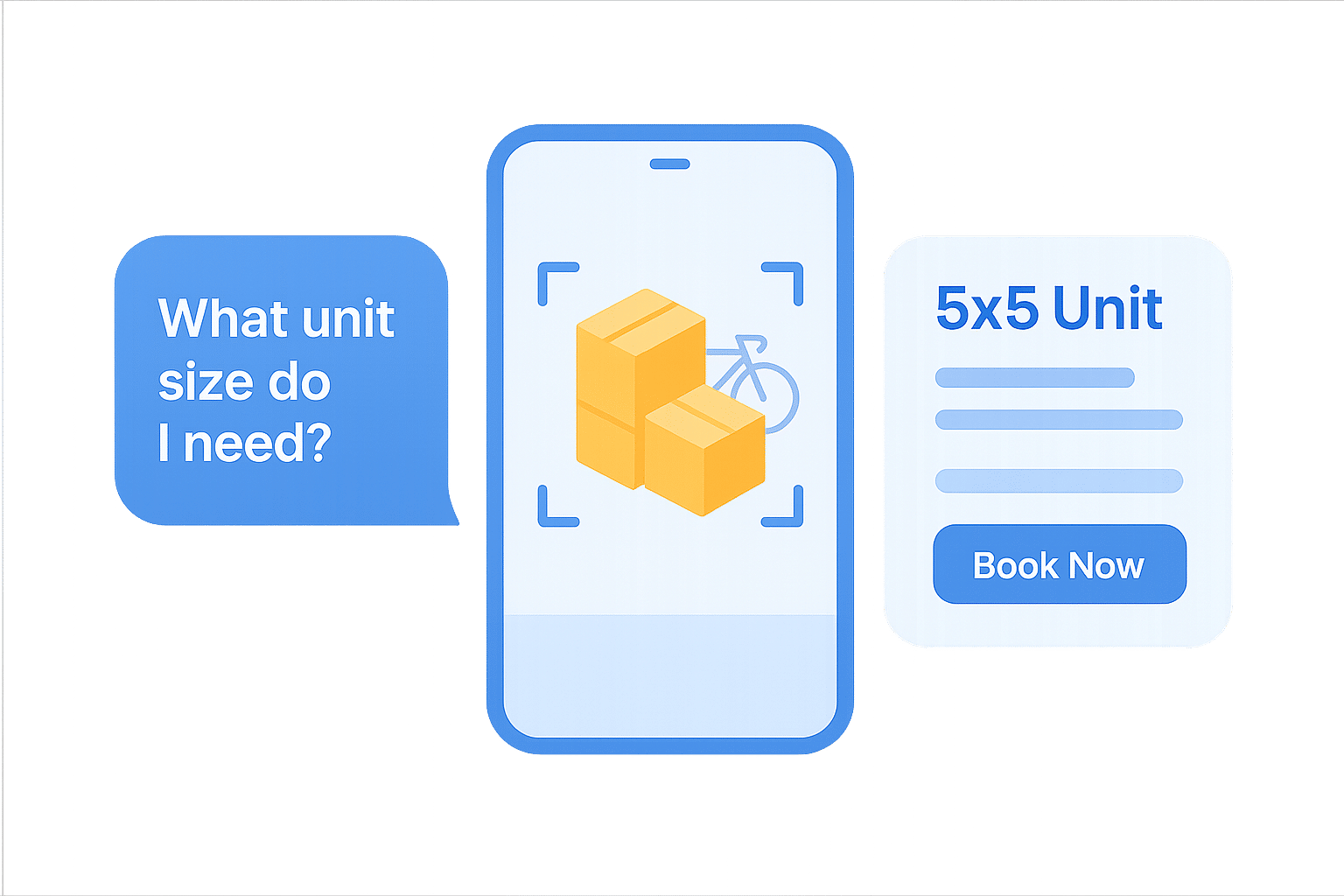 ai booking assistant for self storage