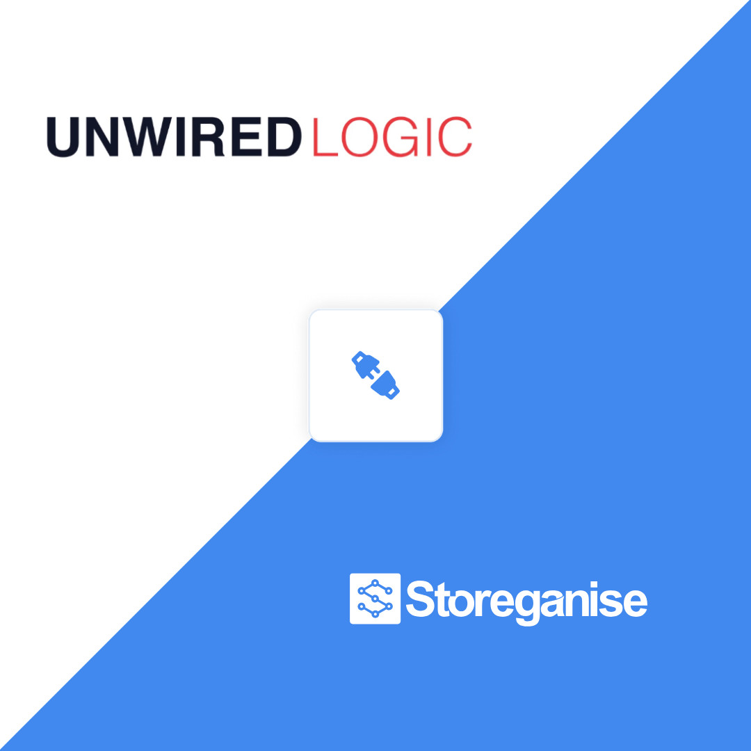 unwired logic storeganise logos