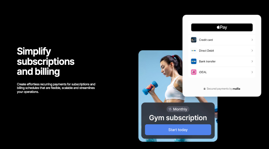 Mollie supports subscriptions